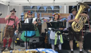 Mountain Top Polka Band playing at Fireforge Oktoberfest Weekend